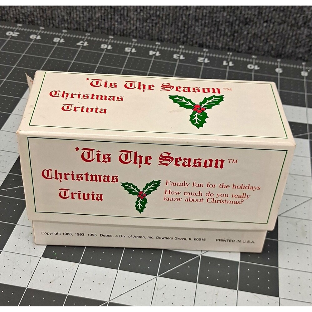 Debco 'Tis The Season Christmas Trivia Card Game 2+ Players 1996